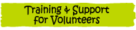 Training & Support for Volunteers